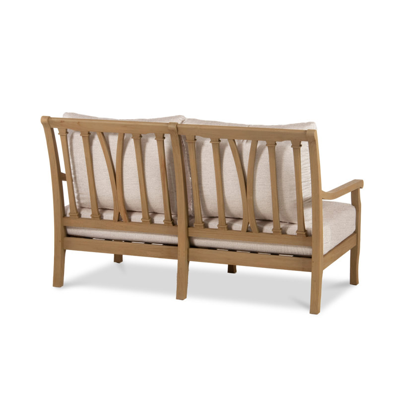 Stockton Outdoor 2 - Seat Loveseat, Nurture Pebble