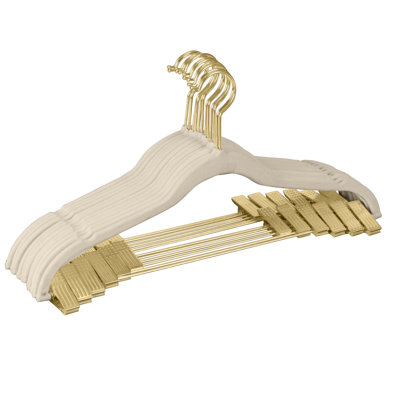 6 Pack Velvet Hangers with Clips