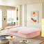 Canapé 78,7 po moderne 2-en-1 pliable avec couverture fonctionnelle et 2 coussins moelleux, canapé en velours côtelé moelleux confortable, canapé-lit convertible, canapé à siège profond pour le salon, la chambre à coucher
