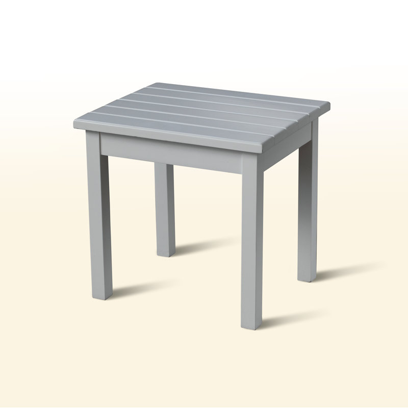 Plantation Solid Wood End Table, White