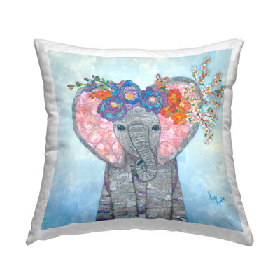 Polyester/Polyester Blend Throw Square Pillow Cover & Insert by Lisa Morales