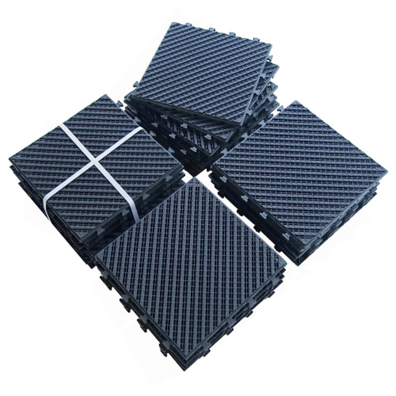 Carreaux de terrasse imbriqués, Gris foncé