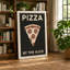 Pizza by the Slice Retro - Wrapped Canvas-1885781644-1885781640