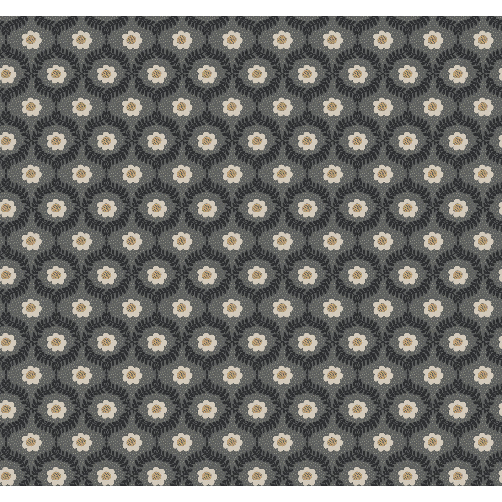 Rifle Paper Co. Emma Wallpaper Double Roll, Black
