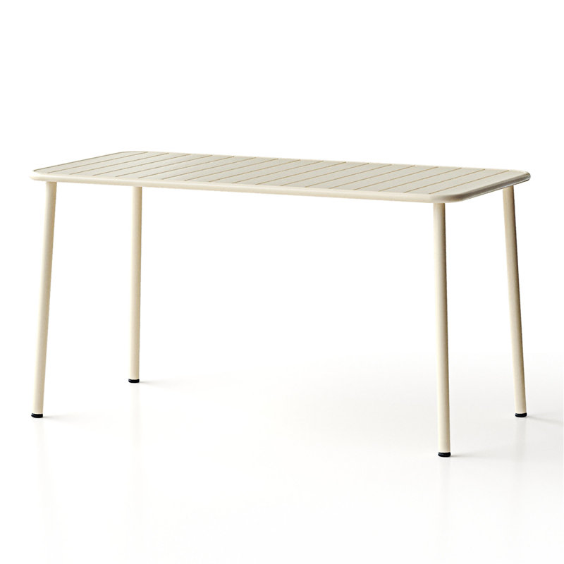 Table basse d'extérieur, Blanc