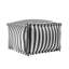 Pouf carré rayé 20 po Macclesfield-1240387626