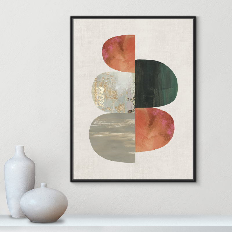 «Westcreek Evolving Energy II» par Tom Reeves - reproduction imprimée, H 41,5 po x l 31,5 po, Toile avec cadre, Noir