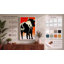 Bold Elephant Silhouette Modern - Print-136801771-136801773