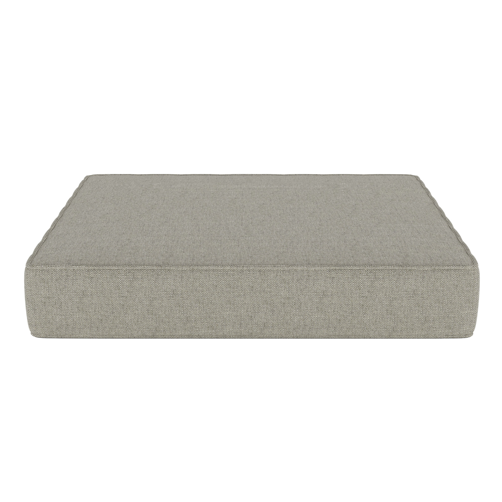 Sunbrella® Outdoor Ottoman Cushion, Spectrum Dove Sunbrella® Plainweave, 4" H x 24" W x 20.5" D