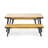 1 DINING TABLE+2 DINING BENCHES