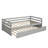 Daybed With Trundle Frame Set-1673404220