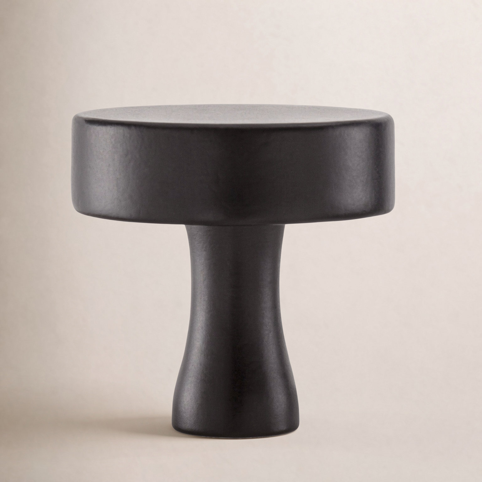 The Perfect Knob 1-1/8" Round Knob, Matte Black