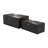 Wood Geometric Decorative Box with Hinged Lid Set-62860386