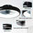 Modern Black 6-speed Led Ceiling Fan With Light, Dimmable  & Remote Control For Bedroom
