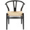Chaise de salle à manger en bois massif à dossier Queen Anne Cantero