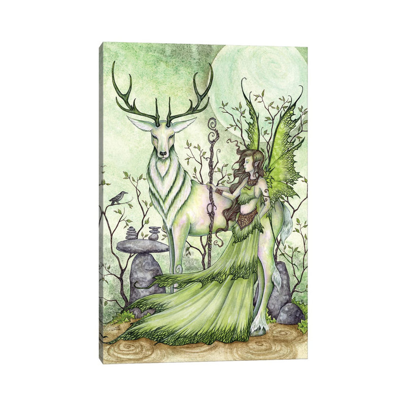 Guardian by Amy Brown - Wrapped Canvas Painting, 152.5 cm H x 101.5 cm W