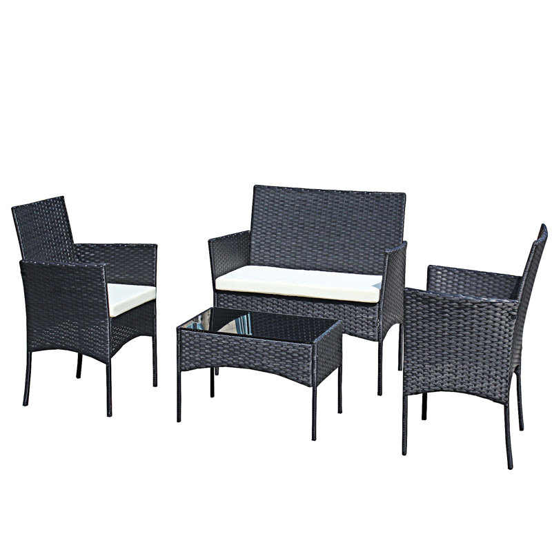 Siège de canapé d'extérieur 4 pièces 4 pièces