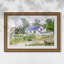 Custom Framed Masterpiece " Houses In Auvers " by Vincent Van Gogh-594455949-594455952-594455958