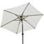 Martigues 2.5m Traditional Parasol with Lights-358898746