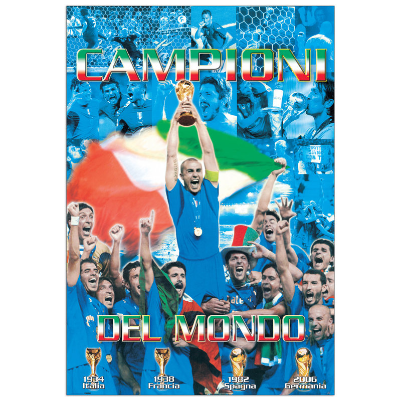 Campioni Del - No Frame Rectangle Print on Wood