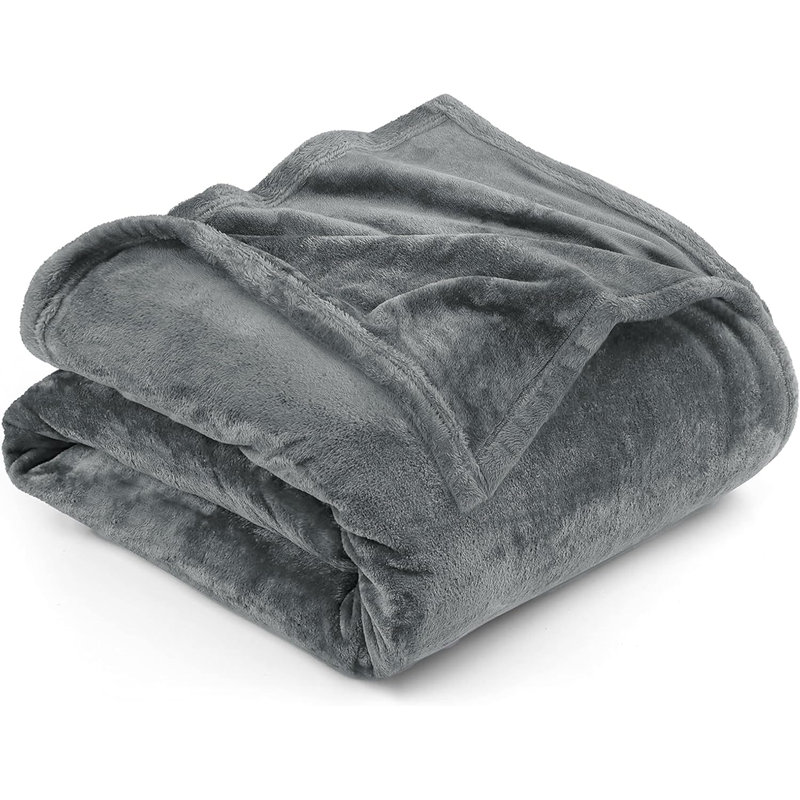 Prime Linens Weighted Throw Blanket, King, Grey