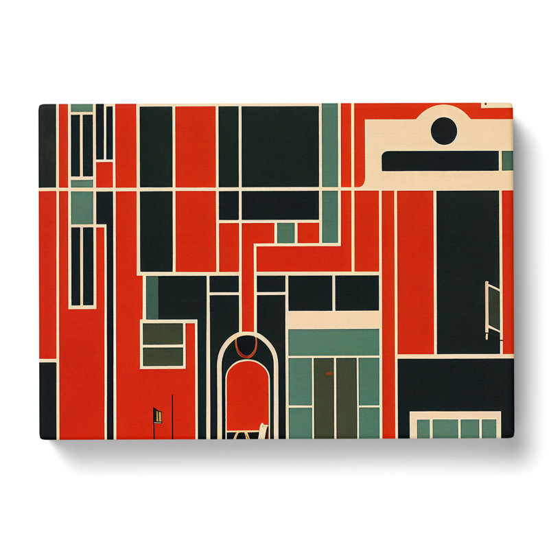 Deco Architecture Vol.1 - Wrapped Canvas