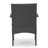 2Pcs Pe Dining Chair - Grey Outdoor Seating With Removable Waterproof Cushions, Protected Resin & Iron Construction For Poolside Chairs Of 2 Grey, Frame