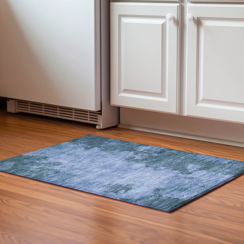 Premium Machine Washable Breault AMF1913 Abstract Rug, Rectangle 1'8" x 2'6"