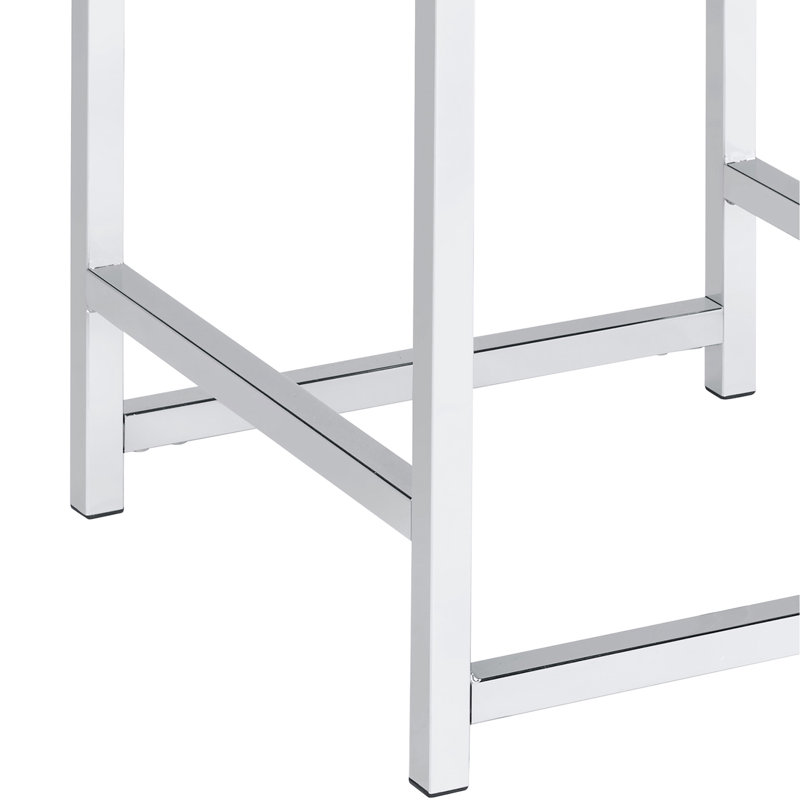 Tabouret de coiffeuse contemporain gris foncé avec siège rembourré en mousse chic et beauté de chambre à coucher, Gris foncé