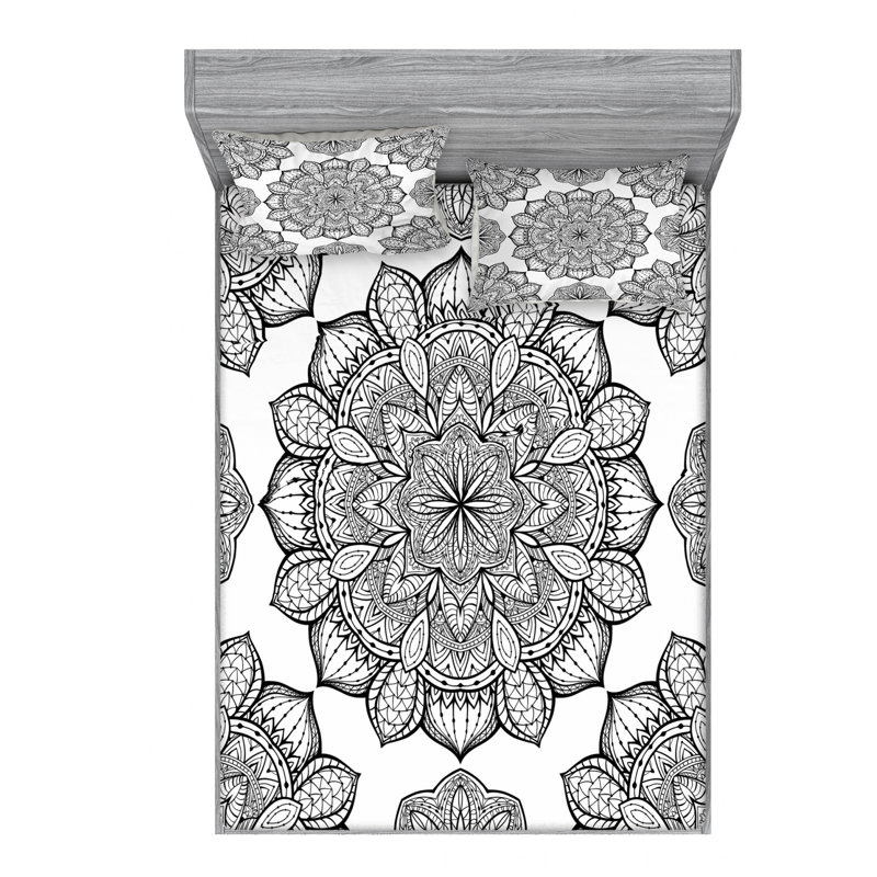 Microfiber Sheet Set, Full Sheet Set with Fitted Sheet