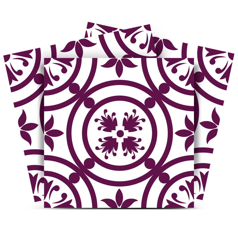 12'' W x 12'' L Vinyl Peel and Stick Mosaic Tile