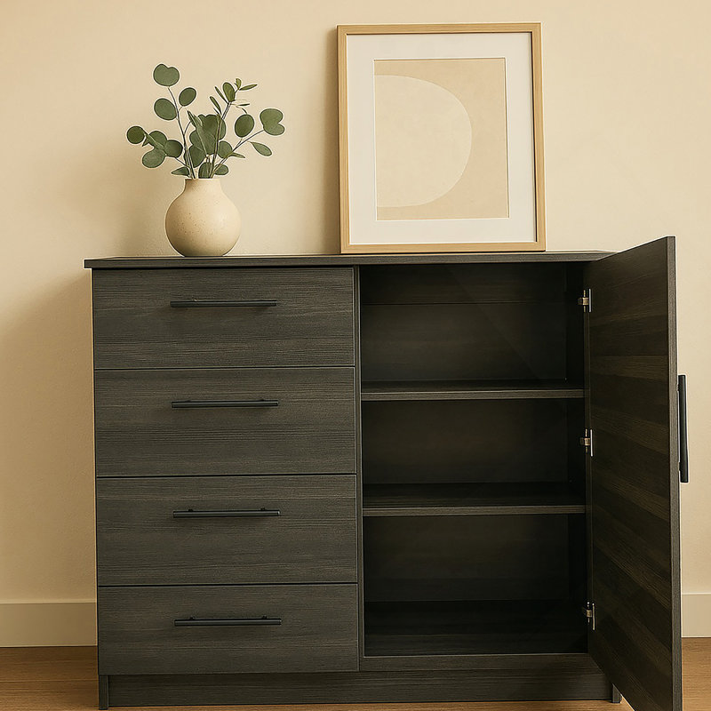 Commode Robin en gris