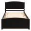 Lit plateforme minimaliste simple avec lit gigogne pour un style de chambre à coucher amélioré et pratique, idéal pour les espaces de vie modernes-537092158