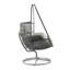 Chaise longue pivotante en osier Reno