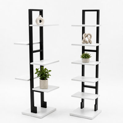 Étagère Autoportante Moderne Zynix | Design à Double Configuration