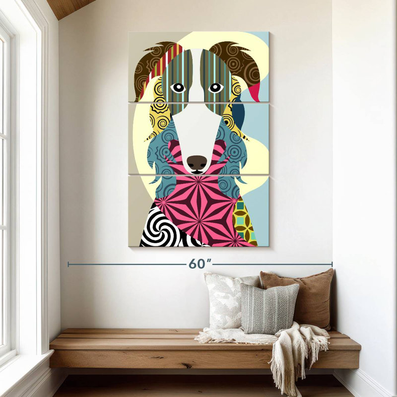 Brampt Borzoi Russian Wolfhound, 32" H x 20" W
