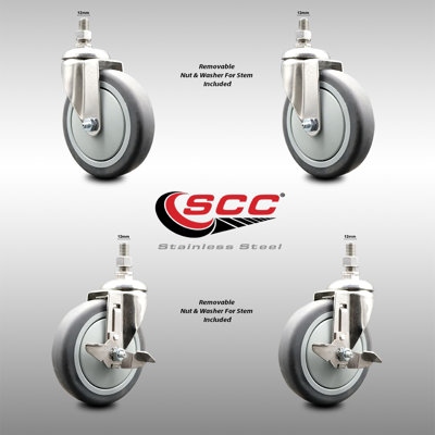 Thermoplastic Rubber Casters