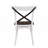2 Pieces Set Dining Side Chair Rustic