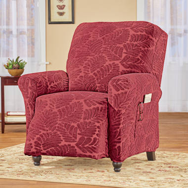 Sanctuary Box Cushion Large Soft Durable Jersey Recliner Slipcover – Red -  Bargains and Buyouts