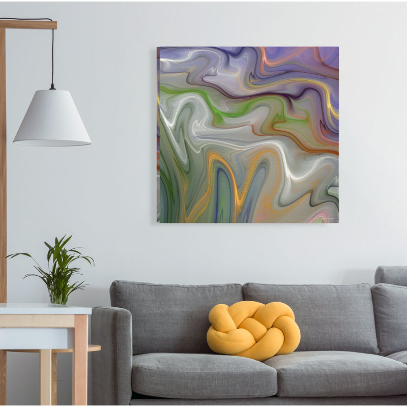 « vape i », peinture, H 32 po x l 32 po x P 1,5 po, Toile tendue