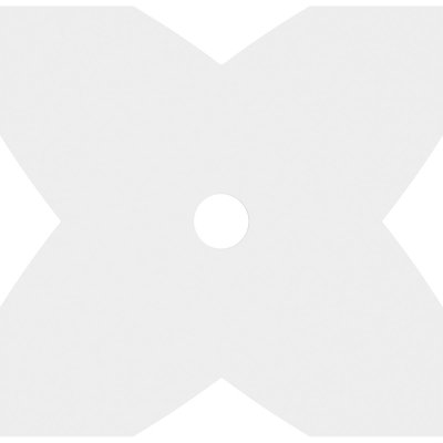 Médaillon de plafond 24 po x 24 po x P 6 po x P 8 1/4 po x P 1 po Titus