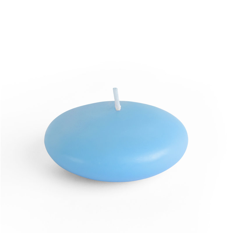 Bougie flottante non parfumée, 144, Bleu clair