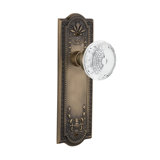 Meadows Plate with Crystal Meadows Knob
