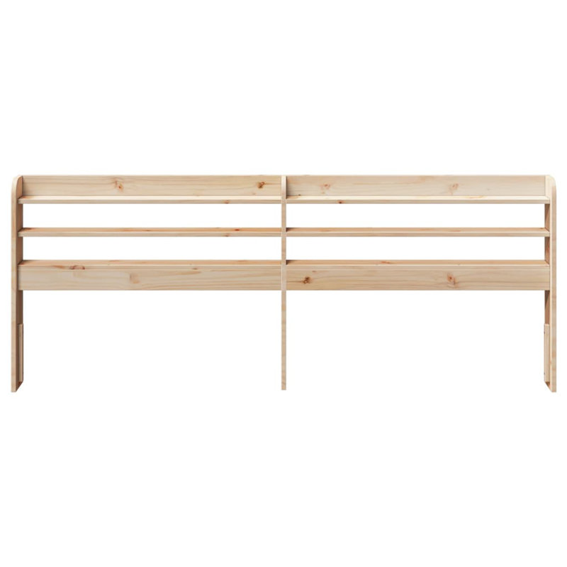 Solid Wood Headboard, Natural, Super King (6')