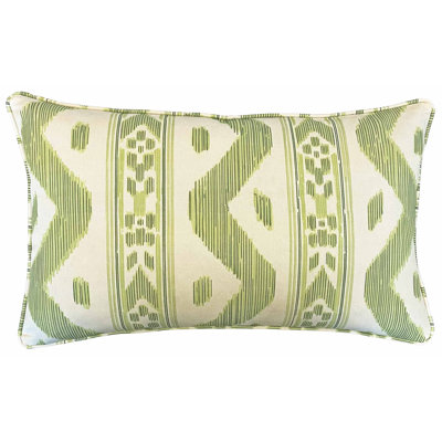 Ikat Cotton Throw Pillow