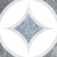 Luv Adore Blue 8-in. Encaustic Spanish/Moroccan Patterned Matte Porcelain Wall & Floor Tile