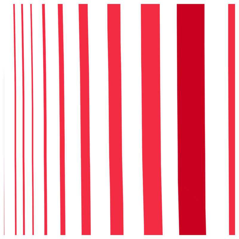 Red White Stripes Comforter, Twin