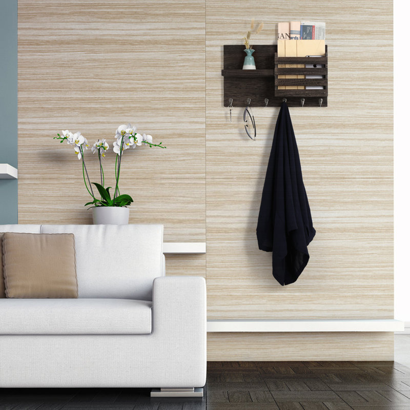 Hesham Floating Shelf, Rustic Brown