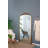 76" X 40" Lavish Full Length Mirror, Antique Gold Metal Floor Mirror For Living Room, Bedroom