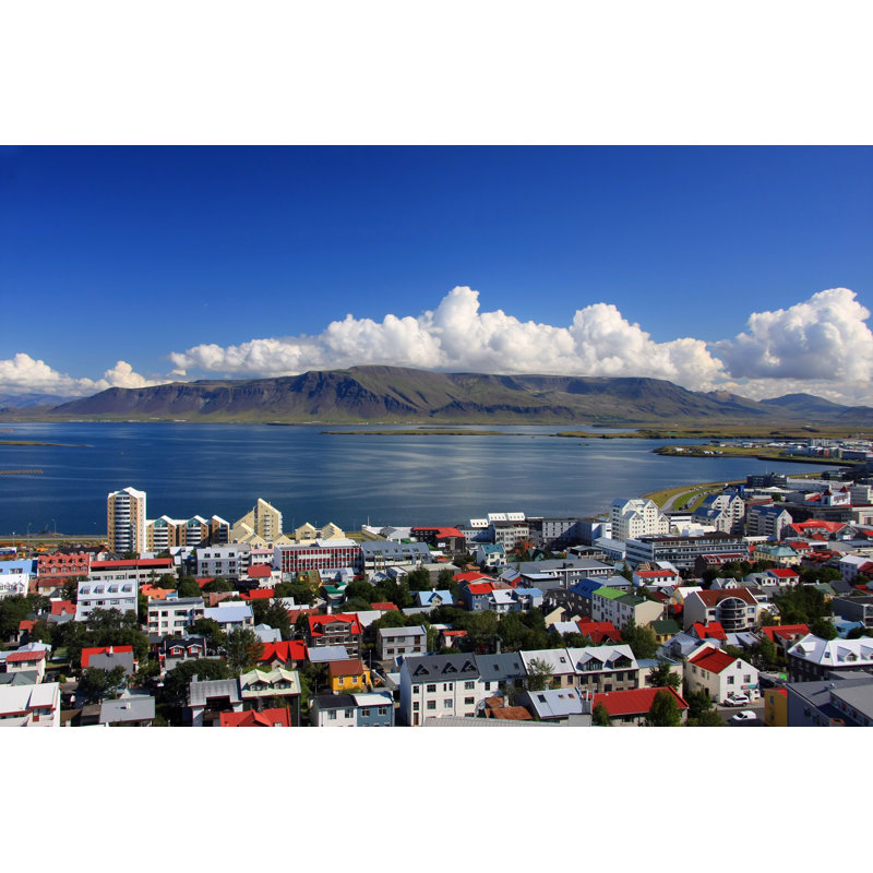 Reykjavik by HannamariaH - Wrapped Canvas Print, 30cm H x 46cm W